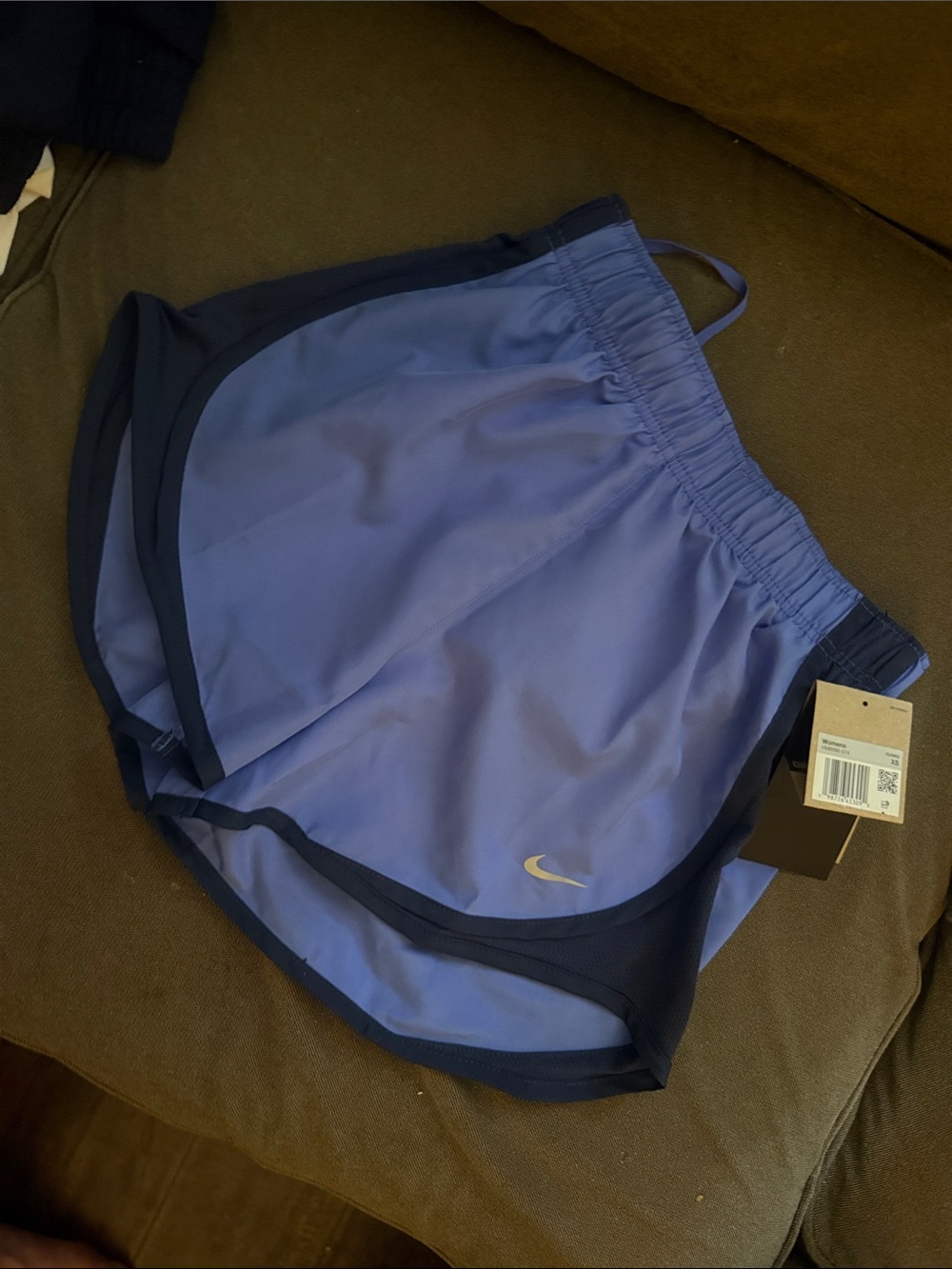 Nike blue and Navy Athletic Shorts